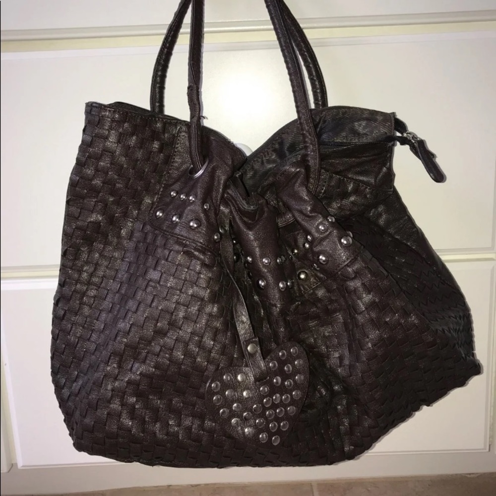 Brown Pleather Bag